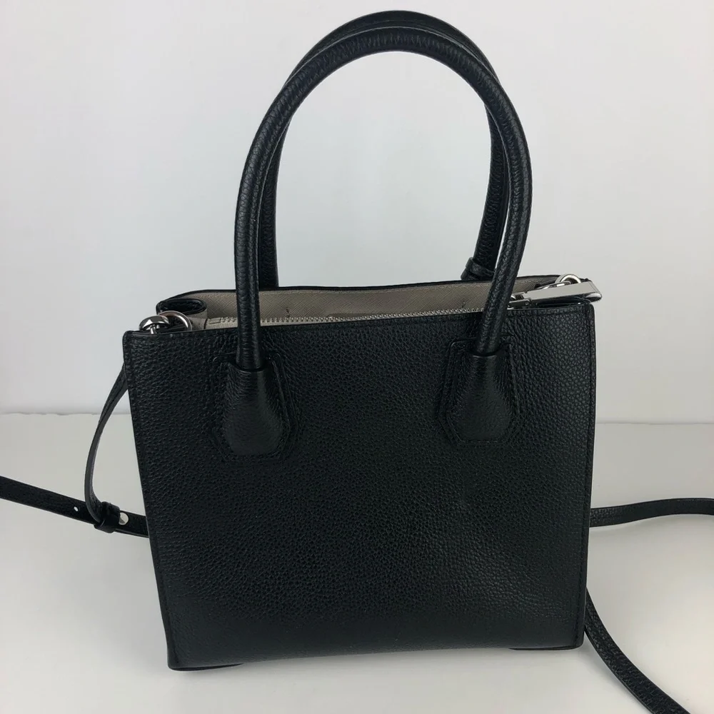 Michael Kors Mercer Sleek Black Minimalist Purse